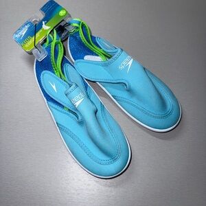 Speedo Kids Aqua Shoes in Blue and Green